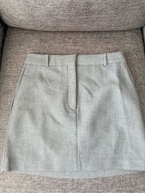 Aritzia Chisel Skirt - Grey